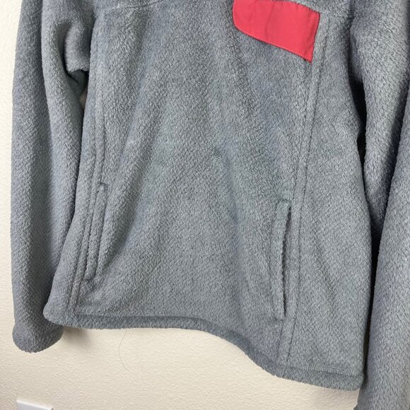 Patagonia Athletic Synchilla Snap T Fleece Pullover Jacket Grey Women’s Size M - Picture 4 of 11